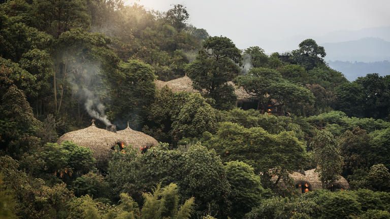 Wilderness Bisate - The six luxurious Forest Villas maximise comfort, warmth and views.