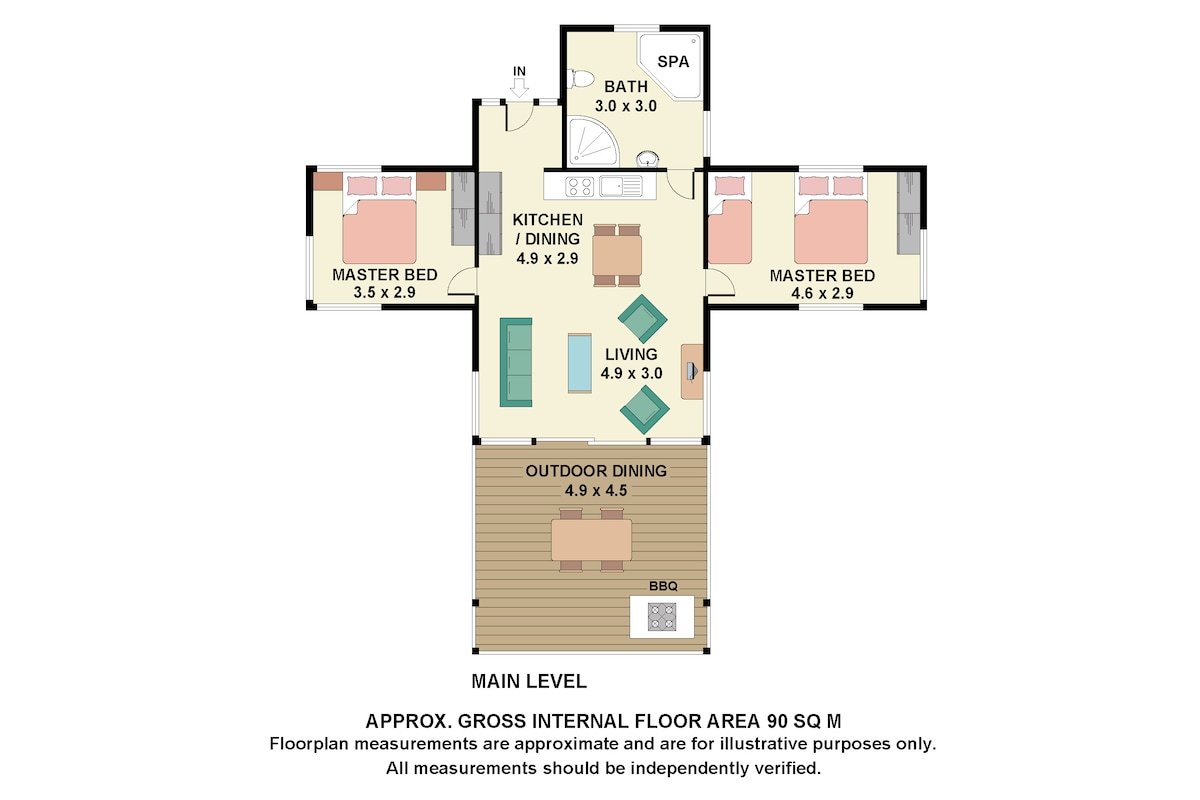 Tallowood 2 Bedroom Chalet @ Promised Land Retreat gallery image 3