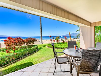 Kaanapali Alii 315/2BR+2BA/Oceanfront Ground-Floor