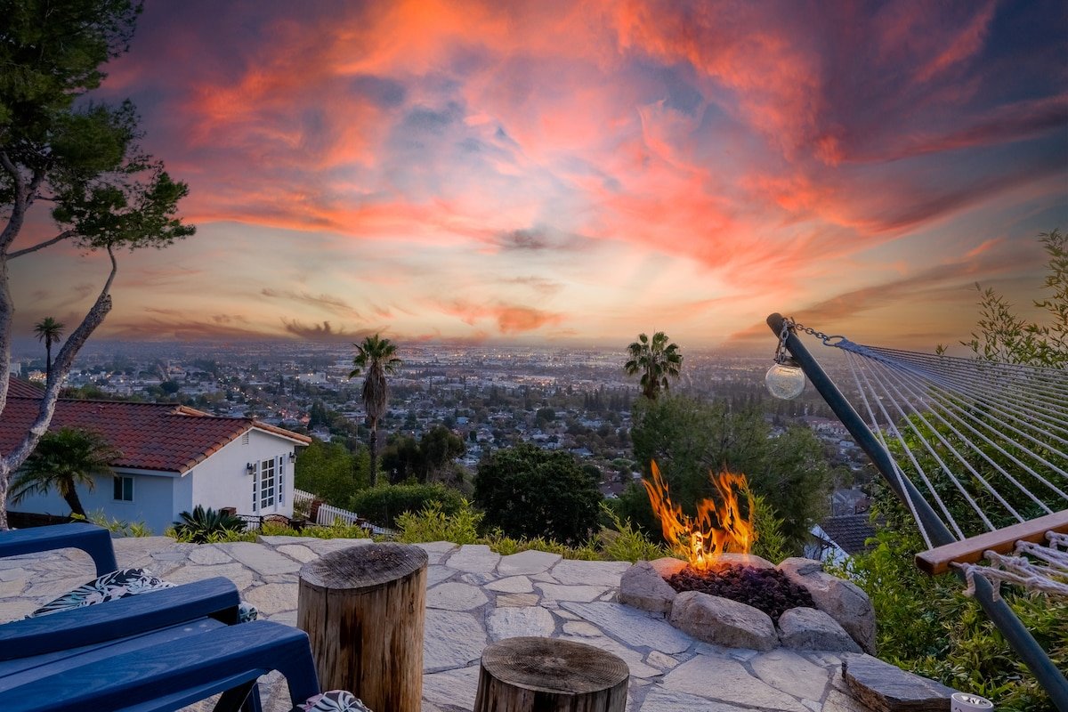 Jacuzzi + LA Views | Fall Escape with Fire Pit gallery image 2