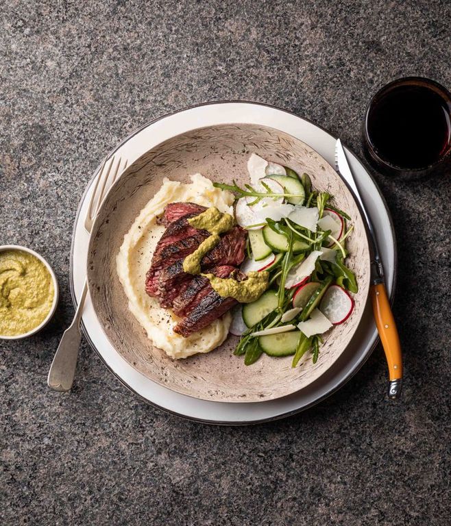 Photo of Grilled Rump Steak & Spicy Chilli Pesto