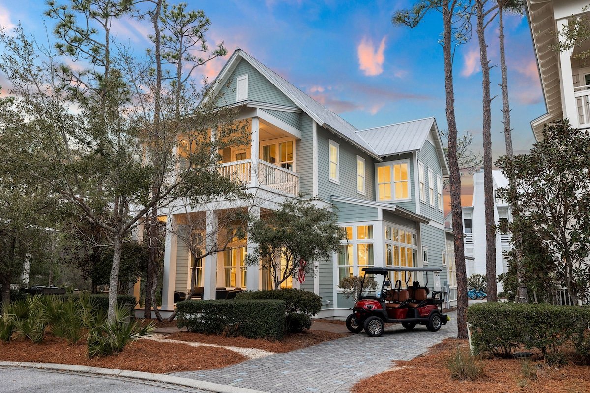 Private Pool, Spa! NEW in WaterColor! LSV, 4 Bikes