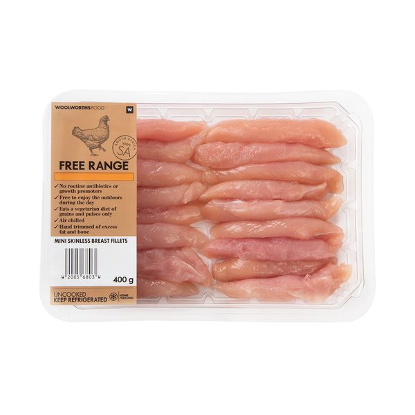 Photo of Free Range Skinless Chicken Mini Breast Fillets 400 g