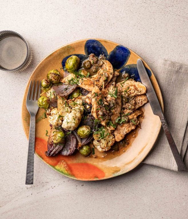 Photo of Piccata Style Chicken & Golden Cauli