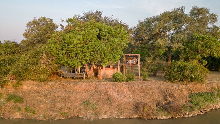 Three Rivers Camp - Aerial view