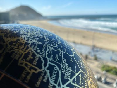 Radiant Waterfront Terrace. Zurriola Beach.