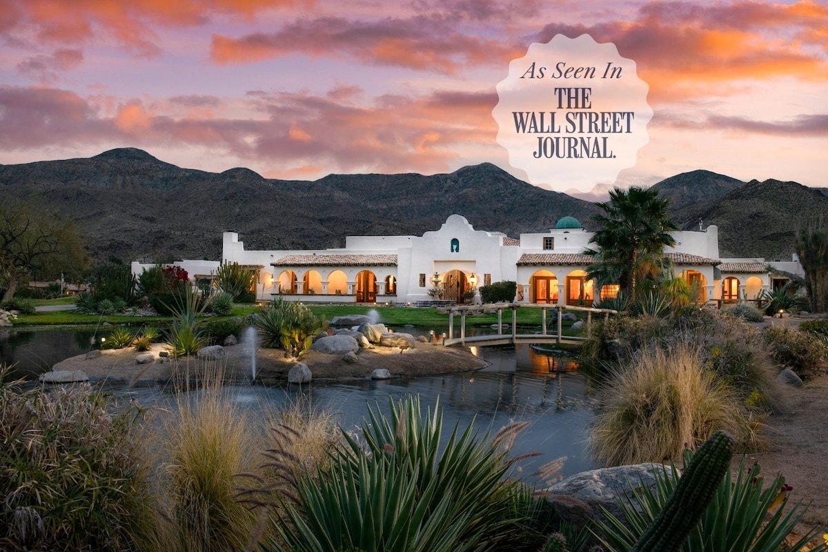 The Pond Estate | Sleeps 20 | 12 Acre Desert Oasis