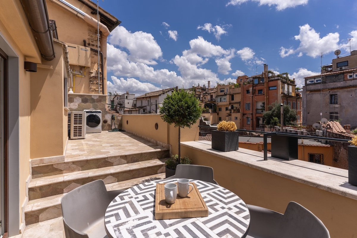 Renzi building 4 BDR with terrace @trastevere gallery image 3