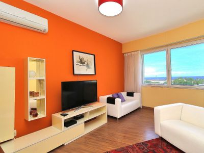 Panoramic view of Copacabana beach