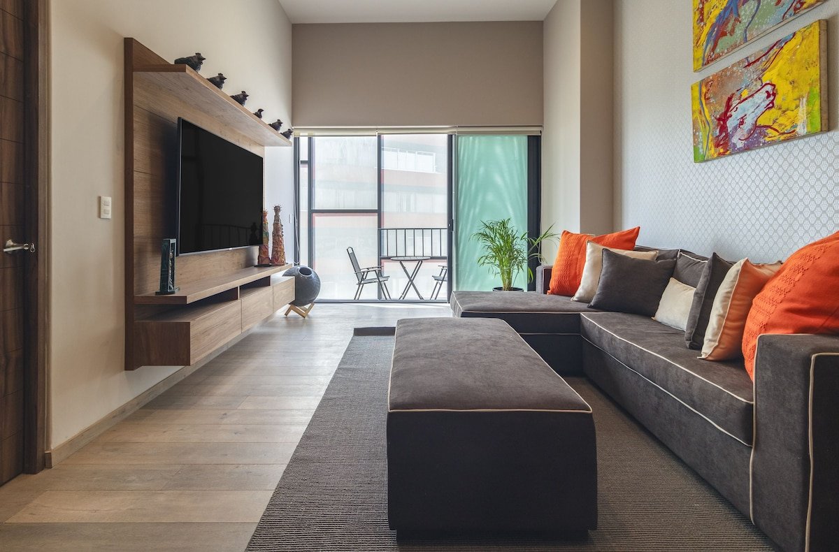 Depto. privado moderno Mexicano/Alberca Col. Roma gallery image 3