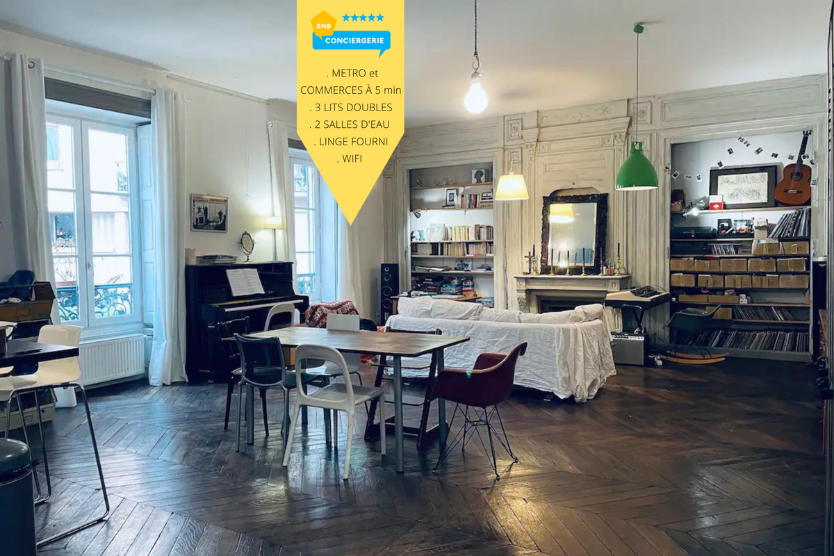 Grand duplex en centre-ville