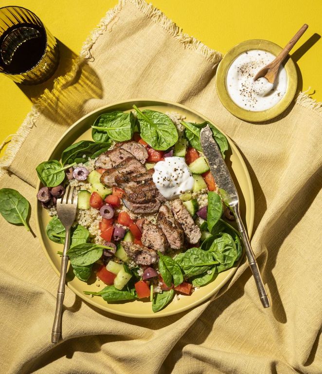 Photo of Lamb Rump & Greek Quinoa Salad