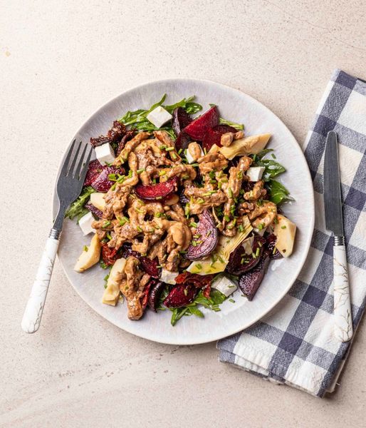 Photo of Chermoula Beef Strips & Beet Salad