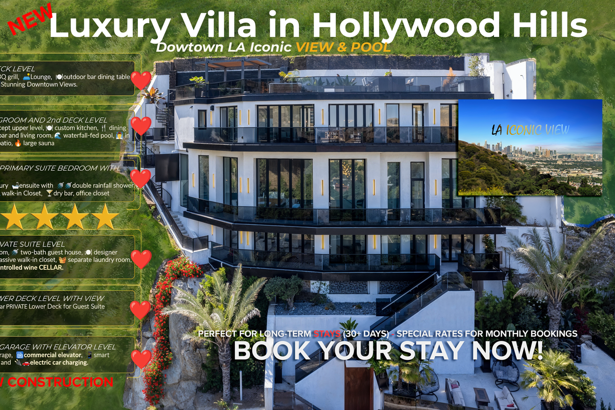 Luxury Hollywood Iconic LA Views