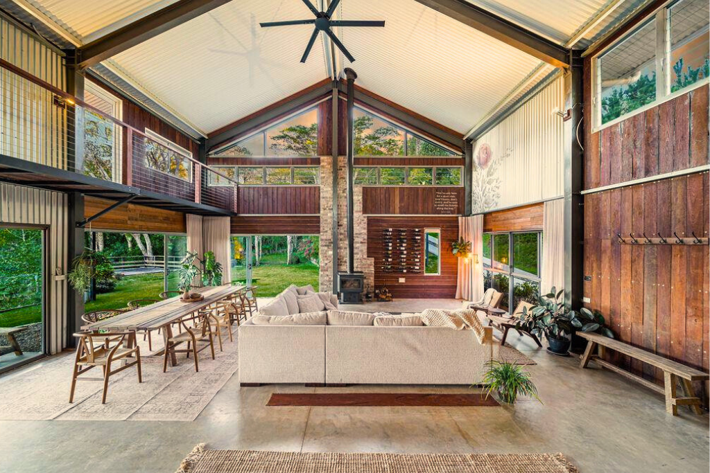 Linden Rose Barn | Short Walk to Waterfall + Views