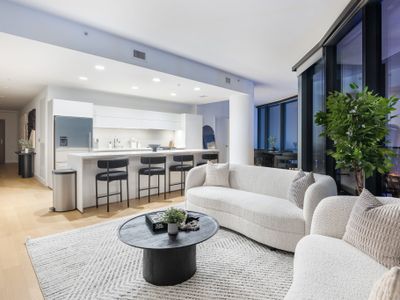 Crypto Arena Views – Luxe Urban 3BD