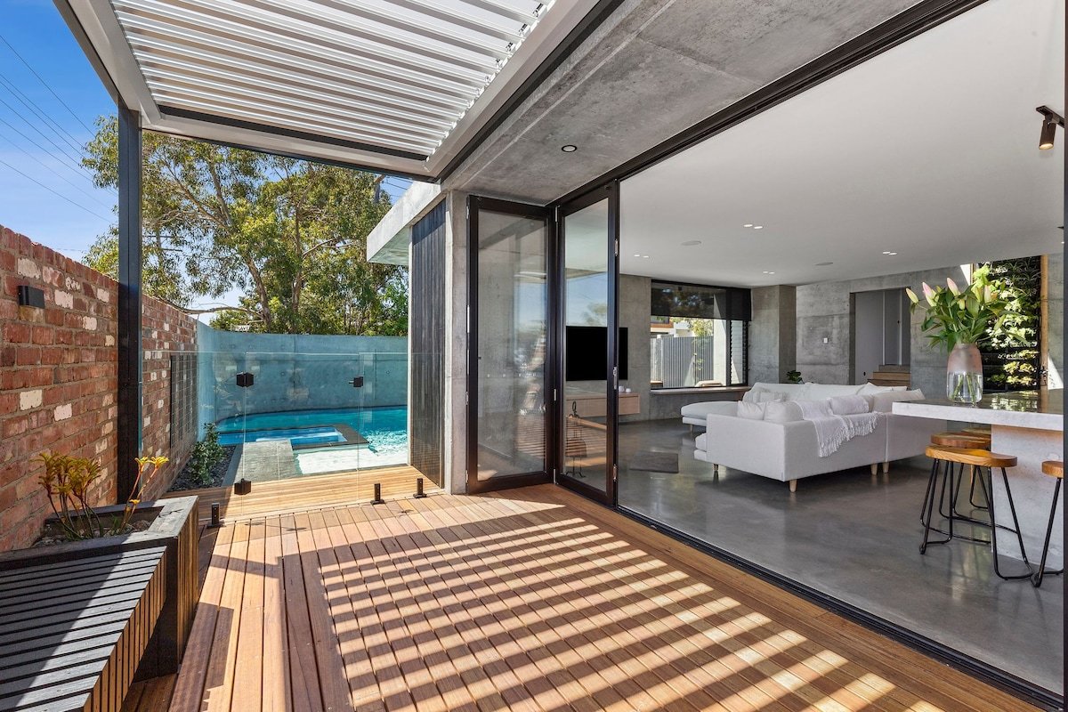 The Concrete Beach Pad! -pool and spa gallery image 2