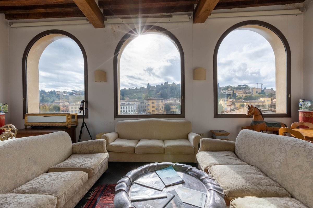 Attico con terrazza vista panoramica 360 Firenze gallery image 3
