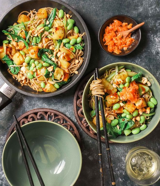 Photo of Sweet Potato Teriyaki Noodles
