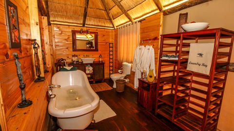 En suite bathroom
