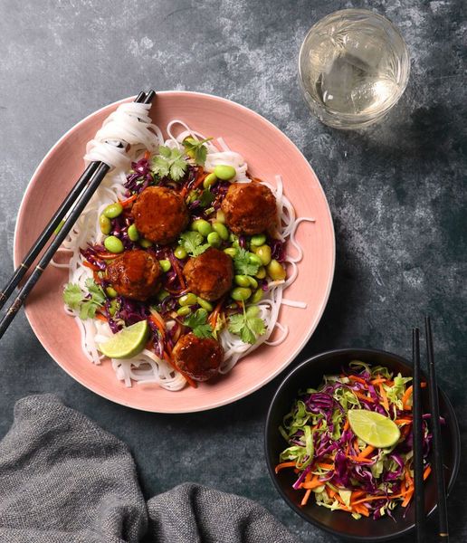Photo of Chinese-Style Hoisin Meatballs