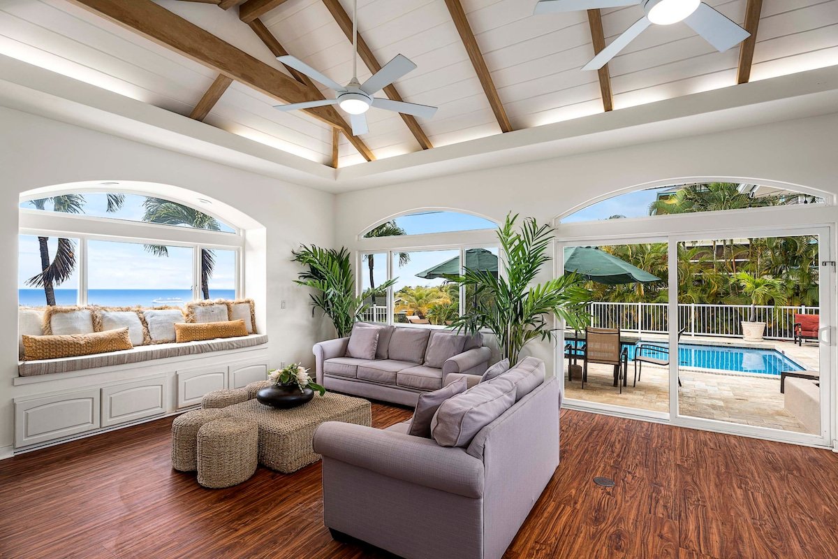 Honu Hale: Oceanview Estate w/ Pool, Hot Tub, AC gallery image 3