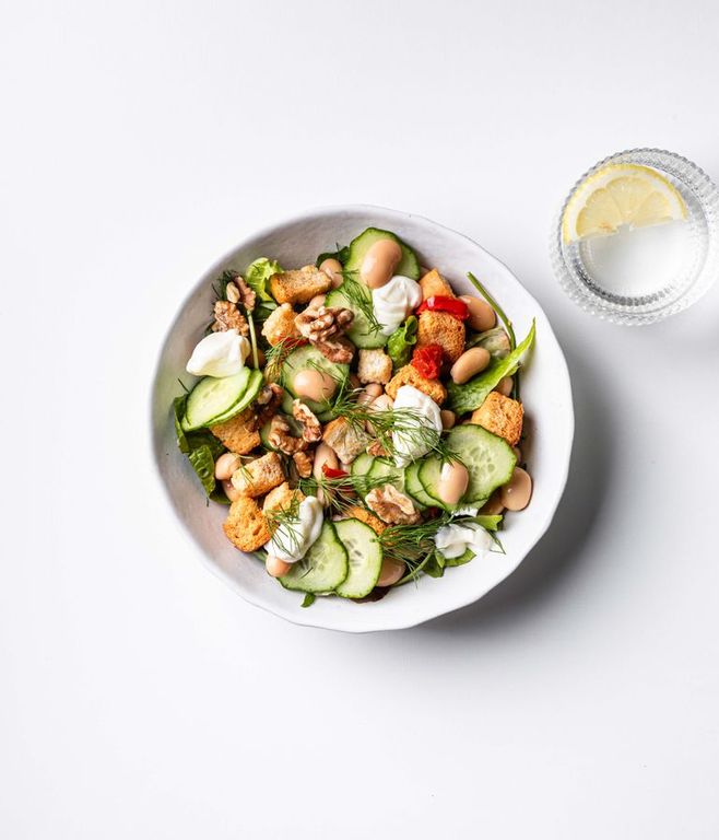 Photo of Walnut, Butter Bean & Dill Salad
