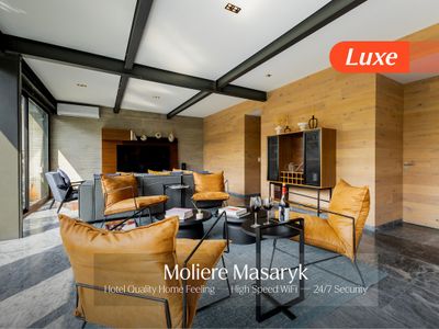 Capitalia | Luxe 3BR w/ balcony, Near to Masaryk