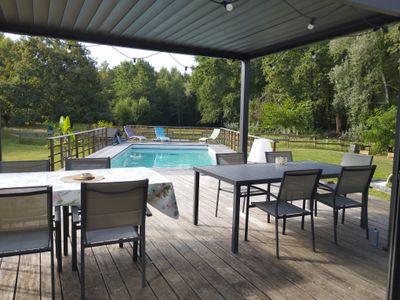 VILLA 10p Piscine : Bordeaux, Océan et Vignes