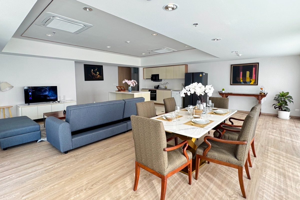 502: Modern Thai-Style 3Beds 3Baths, BTS Pool&Gym