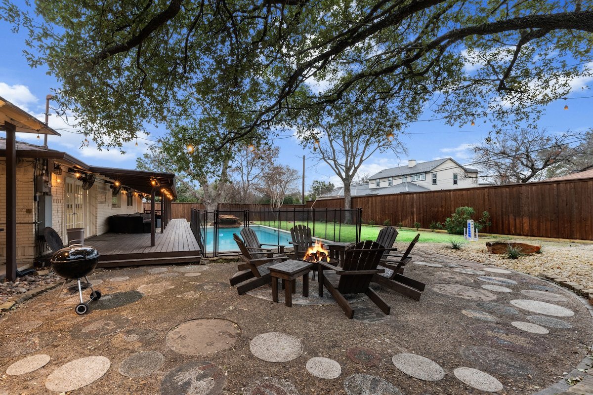 Luxury Preston Hollow 4BR | Pool + Fire Pit gallery image 4