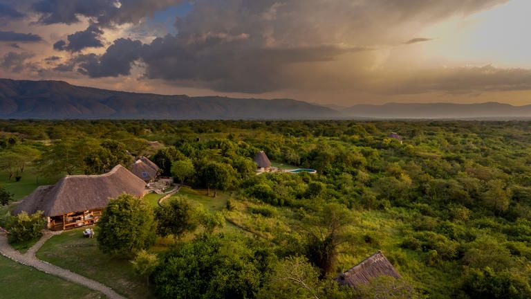 Semliki Safari Lodge - All this vast wilderness to ourselves...