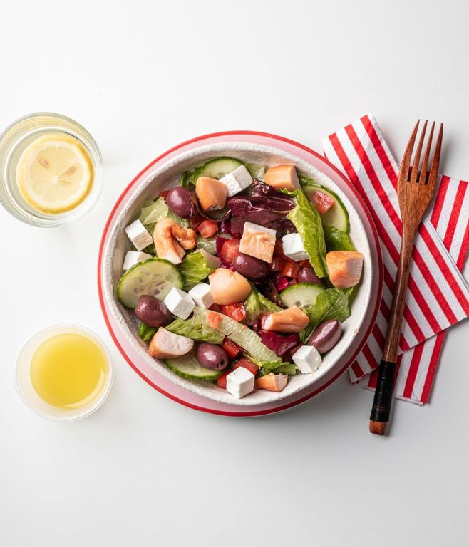 Photo of Smoked Chicken Greek Salad