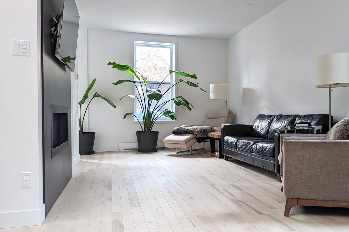 Maison moderne. Quartier Plateau Mont Royal