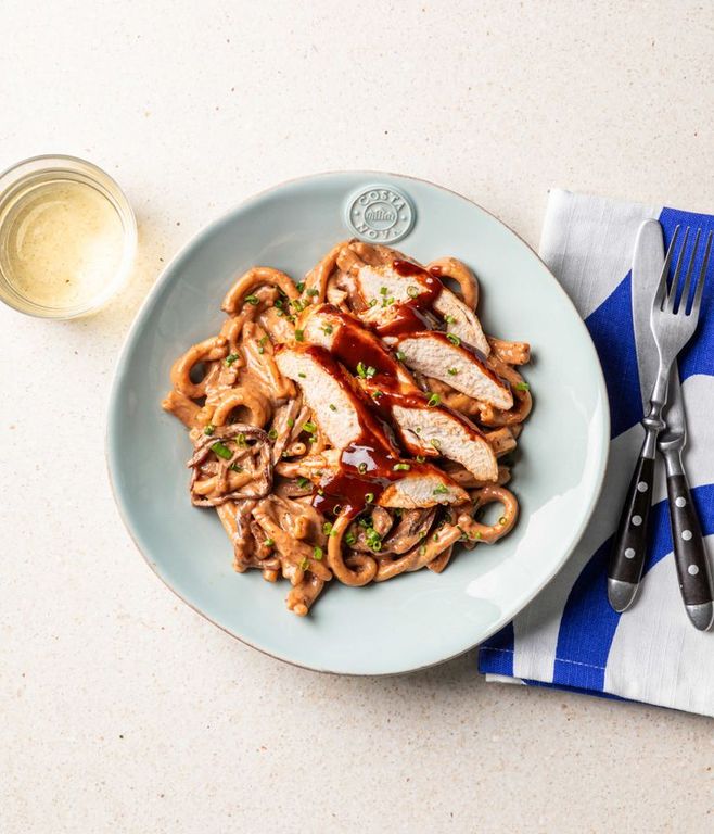 Photo of Trillennium’s Cheesy BBQ Chicken Pasta