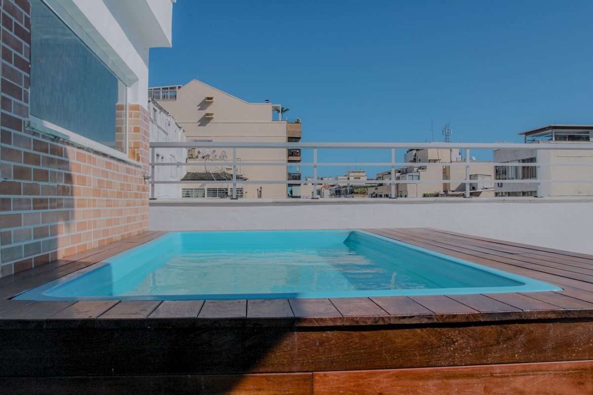 Cobertura aconchegante com piscina 5min. da praia gallery image 2