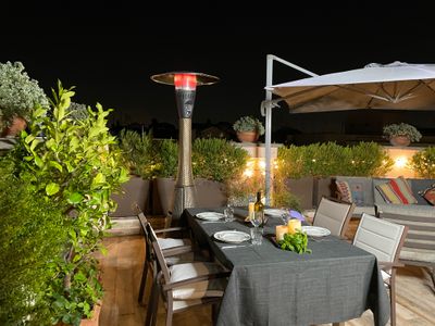 2 apartments with joining terrace in heart of Rome