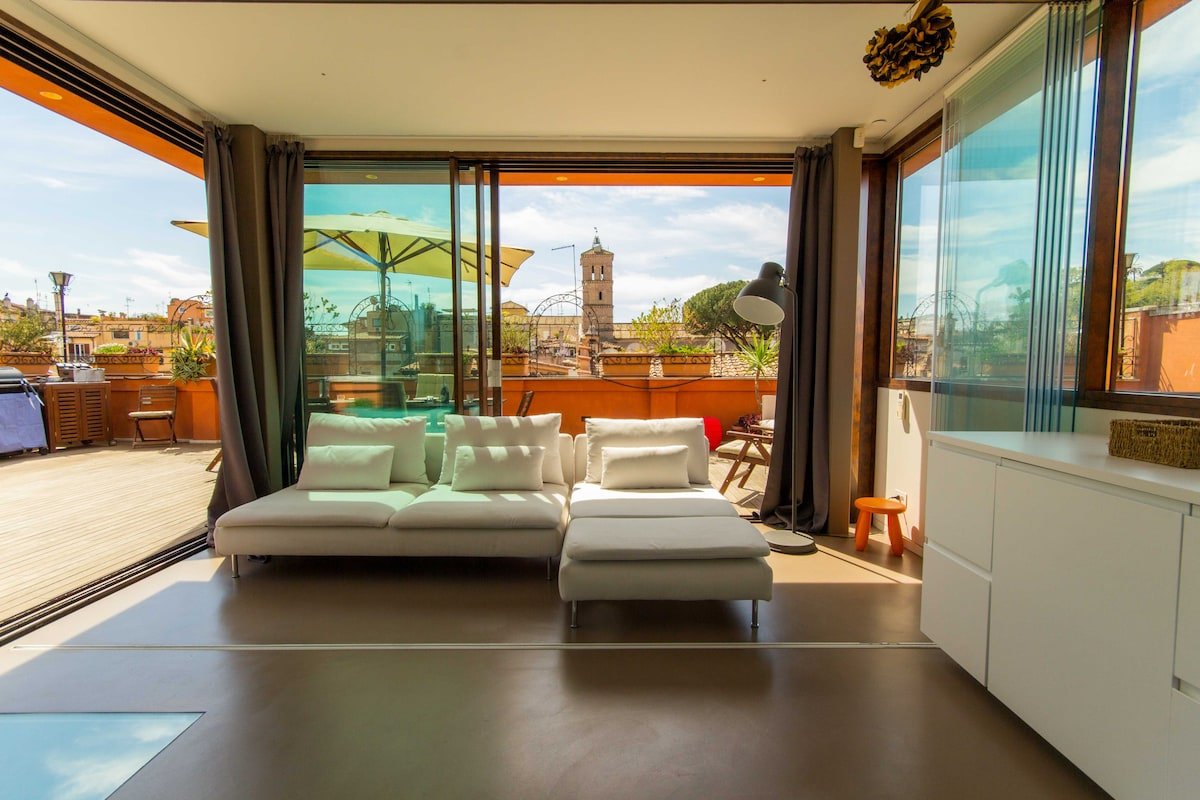 Pelliccia 11 Trastevere Penthouse gallery image 4