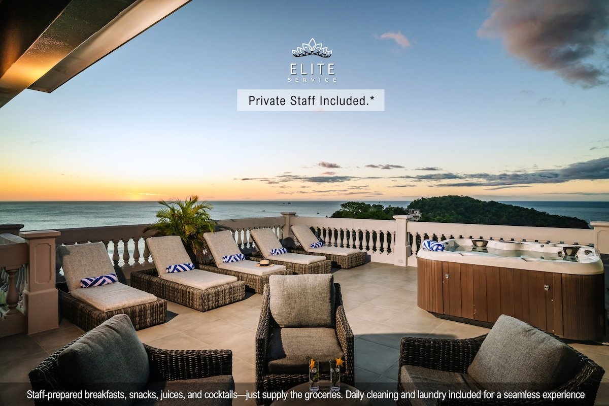 Epic 7BR Oceanview Condo with Rooftop Jacuzzi