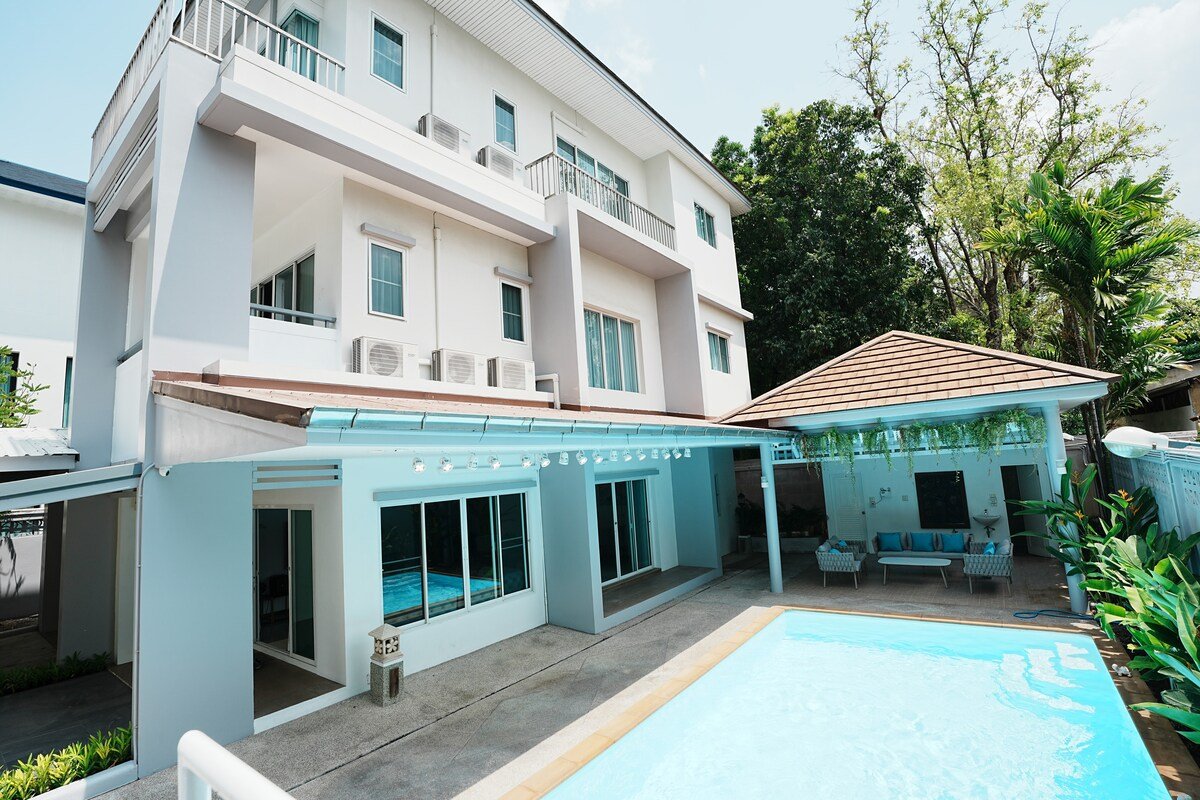 /6曼谷市中心独栋泳池别墅BTS Asok 5间卧室6个卫生间 gallery image 4