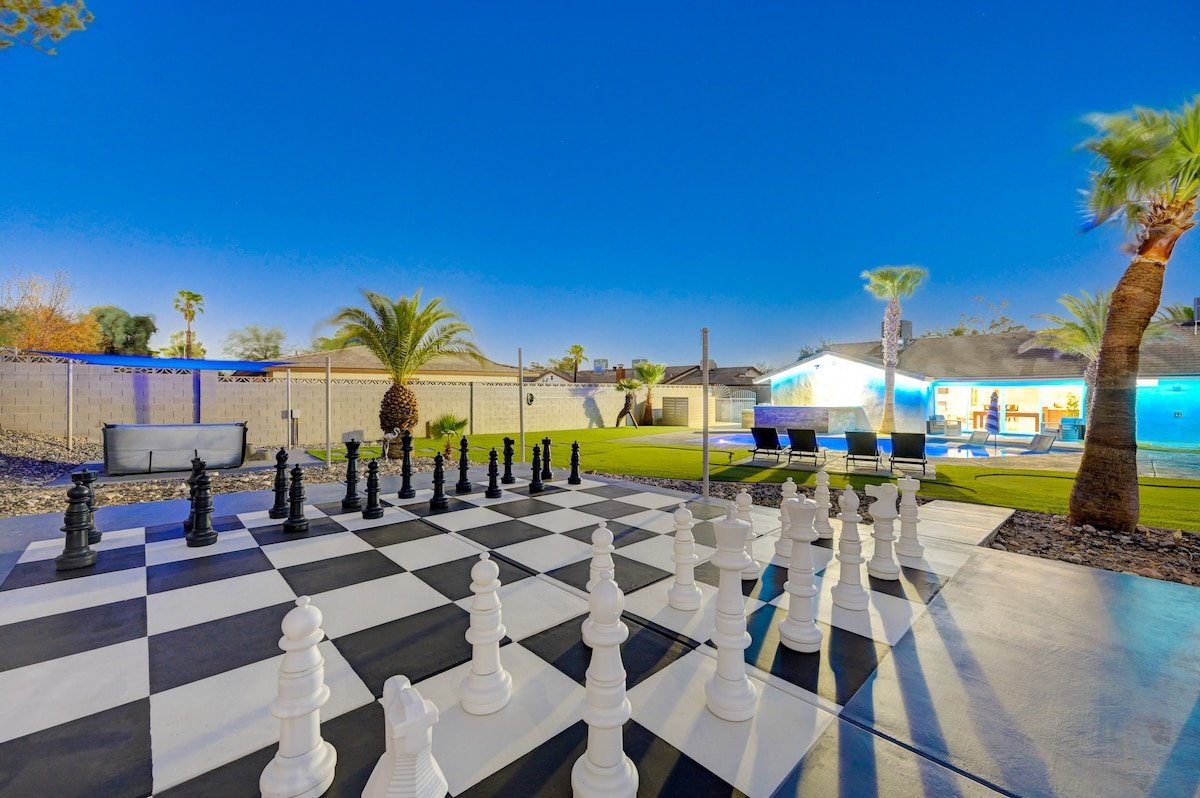 Pool | Spa | Life Size Chess | In/outdoor Games gallery image 4