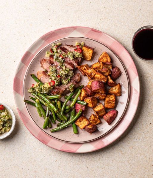 Photo of Beef Sirloin & Pineapple Salsa Verde
