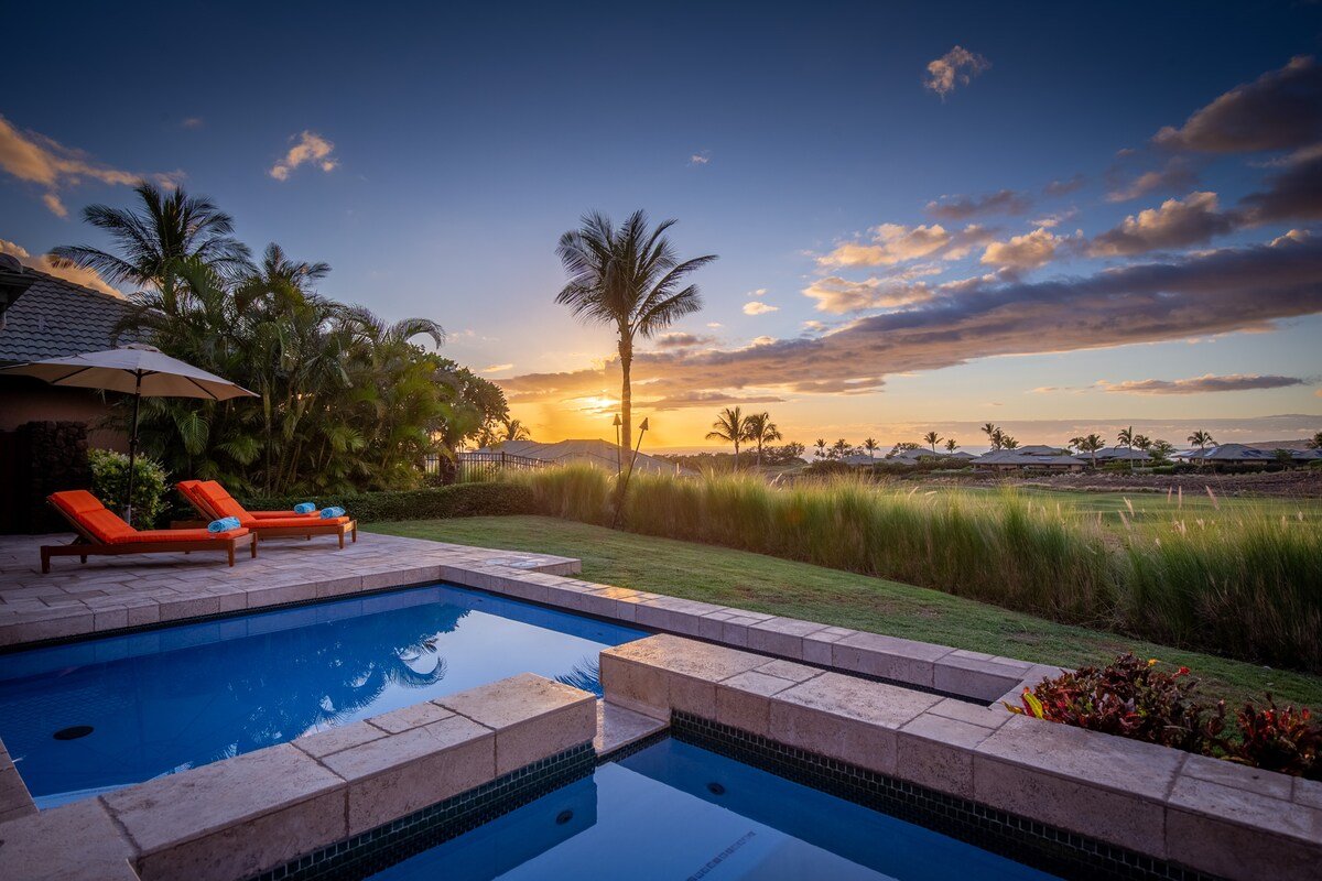 Ocean-View Mauna Kea Villa by Gather w/ Pool & Spa