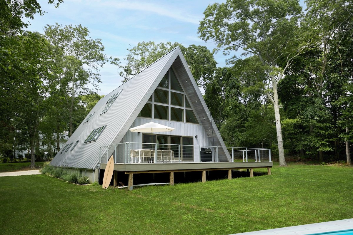 Luxury 5BR A-frame w/ Heated Pool, Walk to Beach