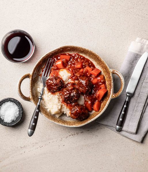 Photo of Red Wine Beef Meatballs