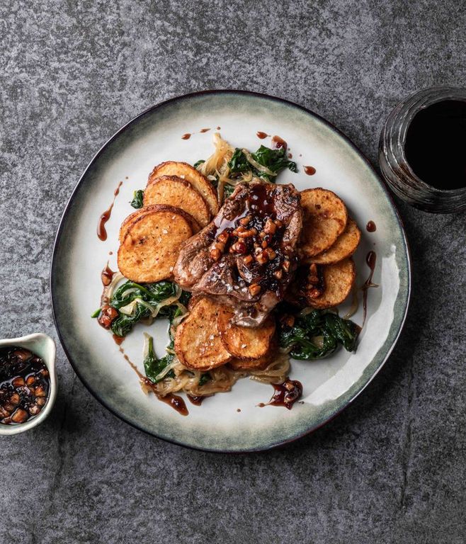 Photo of Lamb & Cranberry Balsamic Reduction