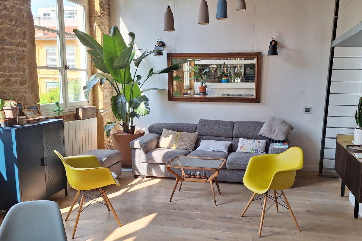 Lyon : typical loft flat 10 guests max