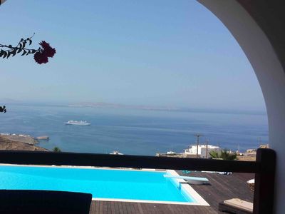 Sea view villa with pool
