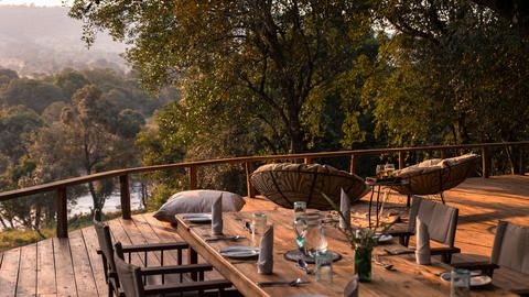 Dinner on the deck