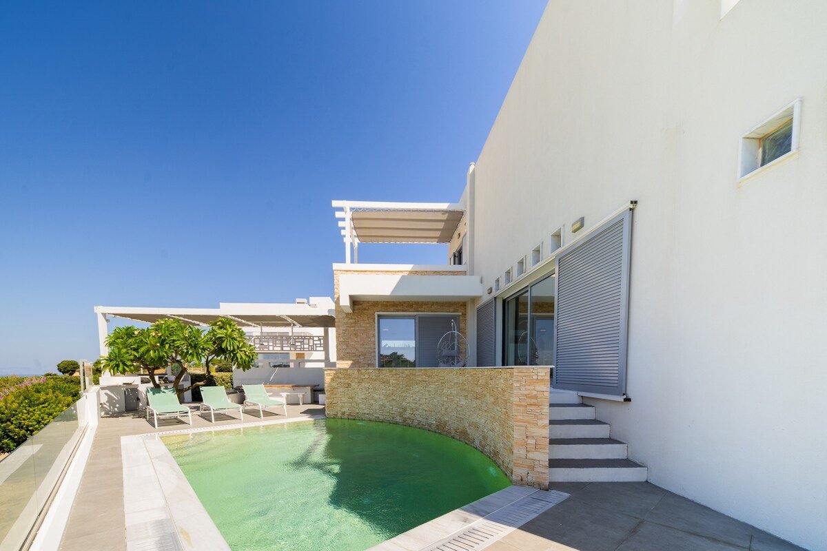 Kalithea-Hills Villa x 8 or 12 (pool & sea view) gallery image 3